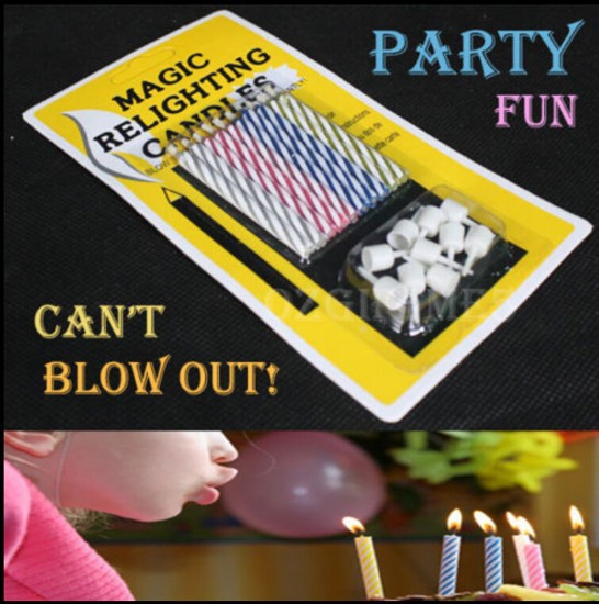 nến thổi không tắt